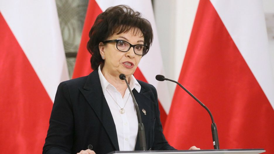Konferencja prasowa El?biety WitekFot. Jakub Kaminski/East News, Warszawa, 19.01.2022. Sejm. Konferencja prasowa marszalek Sejmu Elzbiety Witek.Jakub Kaminski