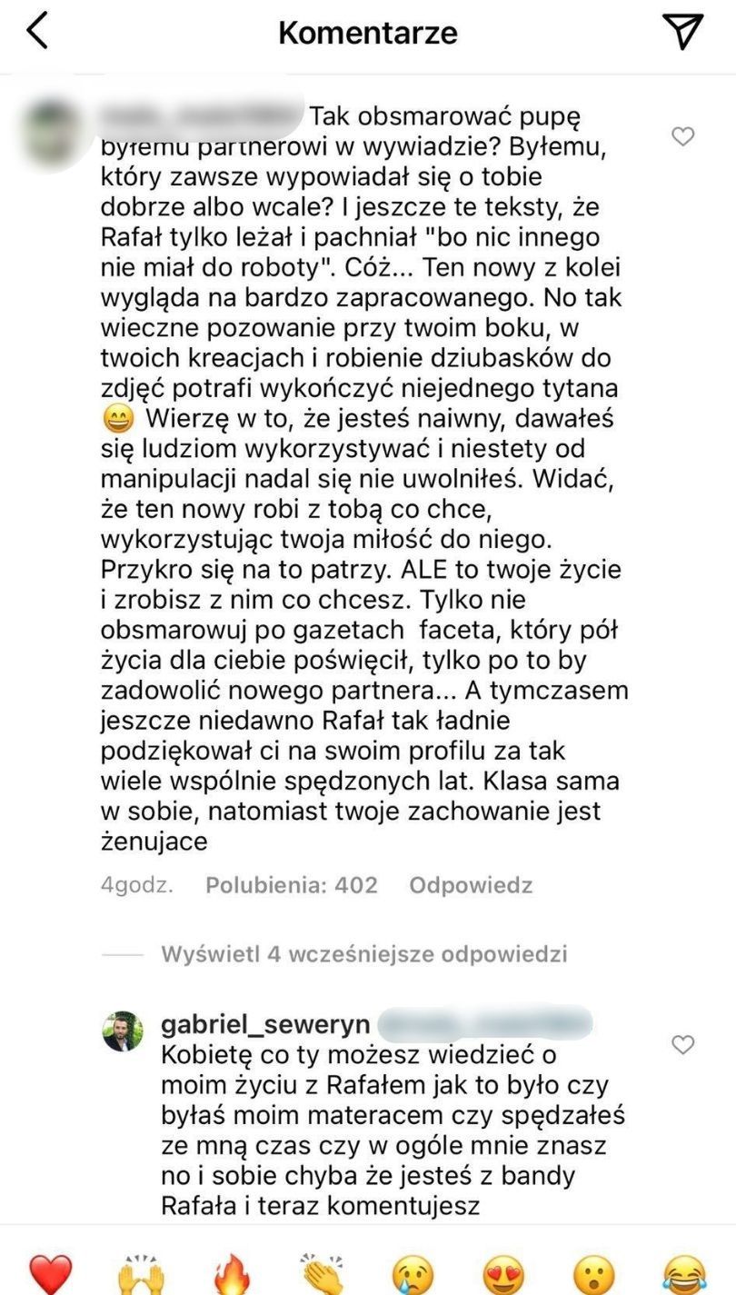 Internauci krytykują wywody Gabriela Seweryna na temat Rafała Grabiasa