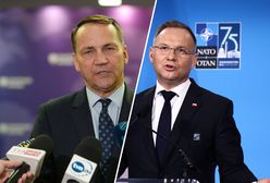 "Nie zamieniliśmy słowa". Sikorski reaguje na wywiad prezydenta