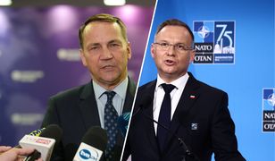 "Nie zamieniliśmy słowa". Sikorski reaguje na wywiad prezydenta