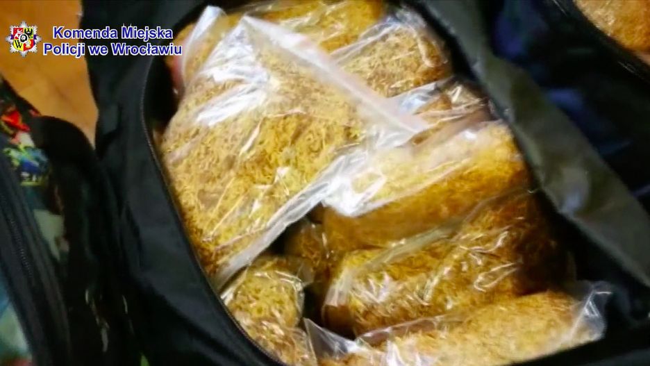 Wrocław. Posiadał nielegalny tytoń. Straty szacowane w tysiącach złotych