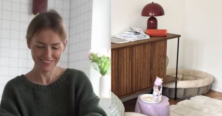Olga Frycz uwiła sobie gniazdko w duńskim stylu: pomarańczowe kafelki, łagodne krawędzie i dużo drewna. Przytulnie? (ZDJĘCIA)