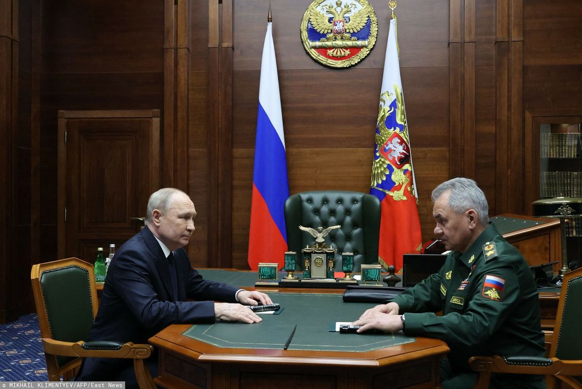 Putin na spotkaniu z kierownictwem Ministerstwa Obrony Rosji