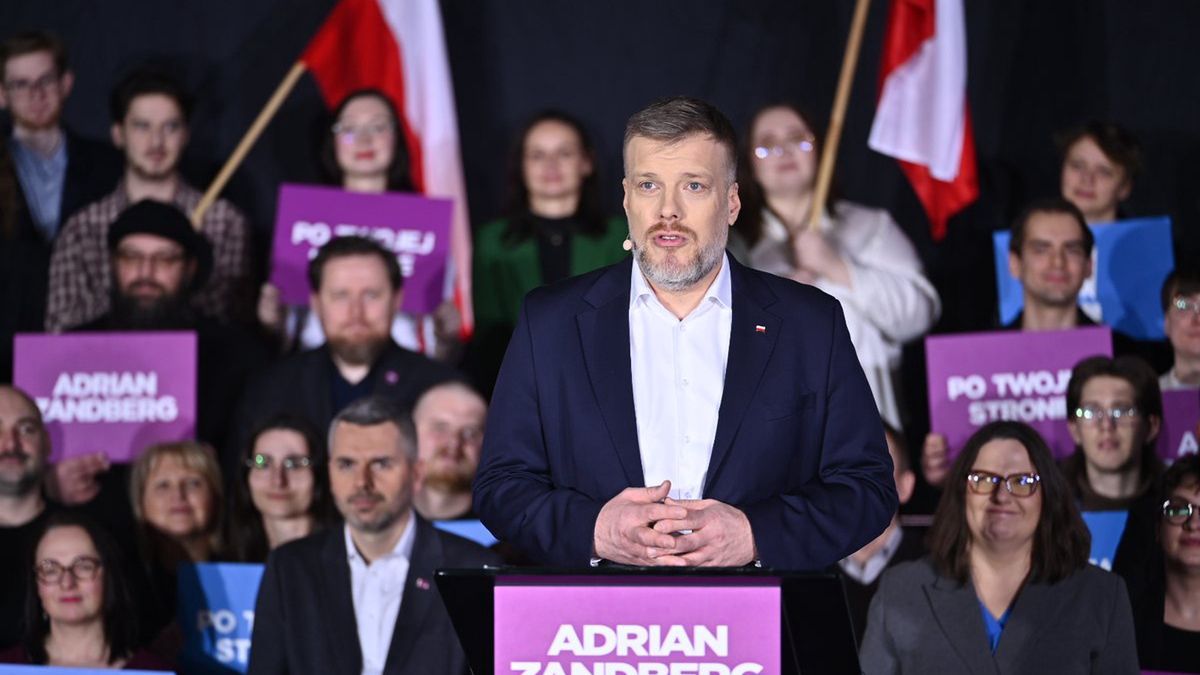 Adrian Zandberg ogłosił, że będzie stawał do wyścigu