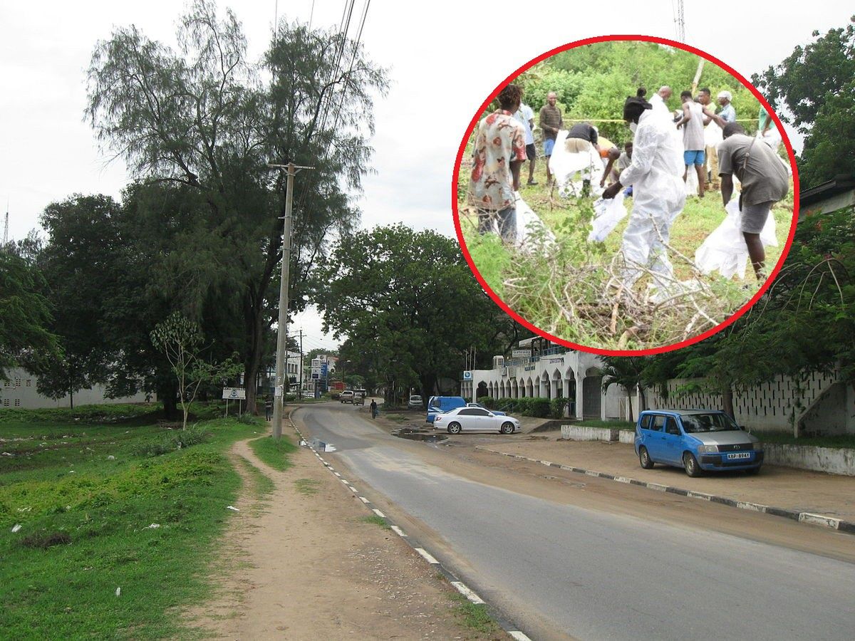 Kenia. Malindi. W pobliskim lesie odkryto masowe groby