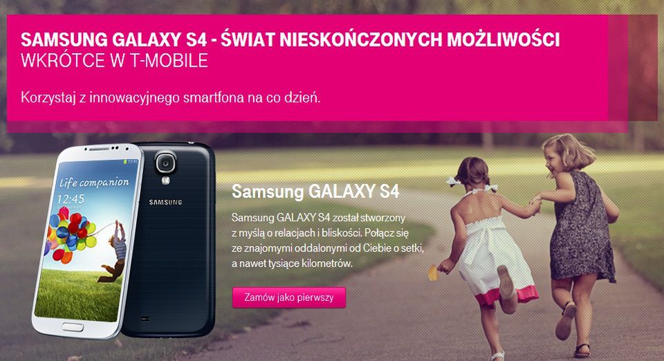 Samsung Galaxy S4 w T-Mobile