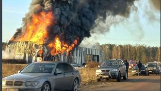 Pożar amerykańskiej fabryki dronów na Łotwie