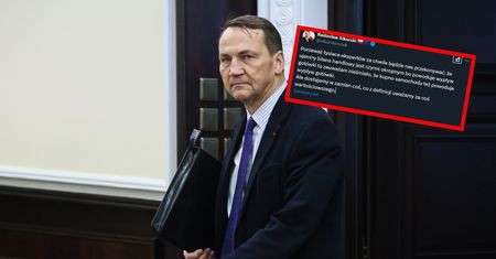 Trump nakłada pierwsze cła. Jest odpowiedź Sikorskiego