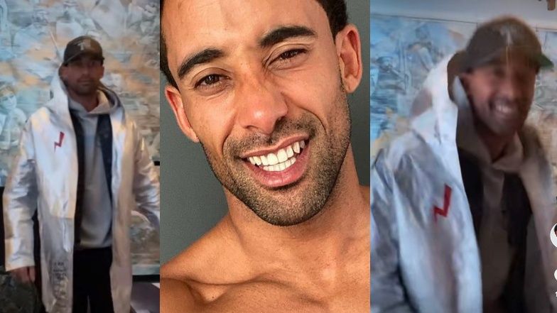 Dominic D'Angelica nagrywał TikToka z symbolem Strajku Kobiet