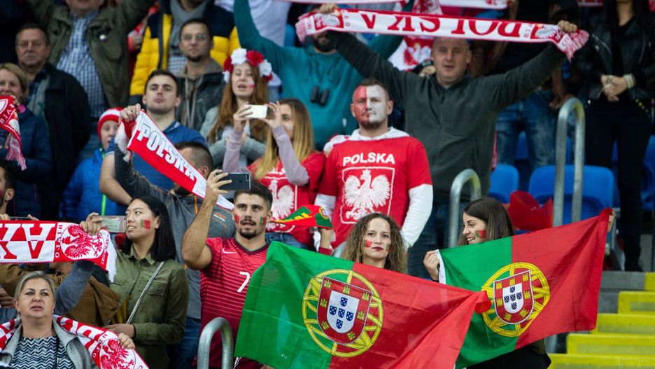 Fani portugalskiej piłki przyjeżdżają do Polski nie tylko na mec