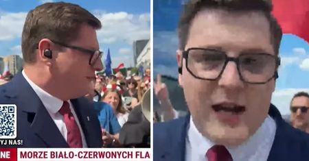 Dziennikarz Republiki mówi o ataku. Podczas relacji na żywo