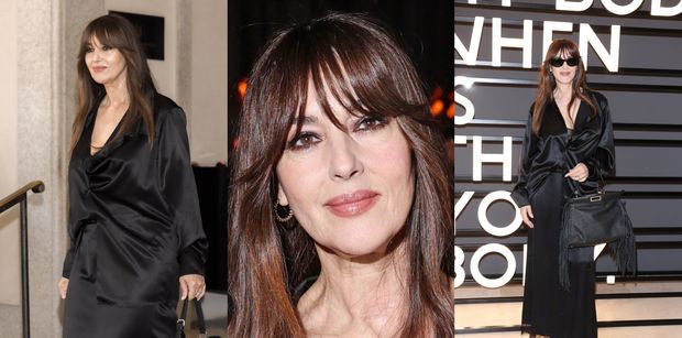 Monica Bellucci zachwyca młodzieńczą aparycją w Mediolanie. Czas się dla niej zatrzymał? (ZDJĘCIA)