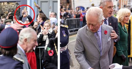 Król Karol III obrzucony jajkami. Jest nagranie