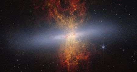 Astronomowie w szoku. Webb odkrywa miliony gwiazd w galaktyce Cygaro