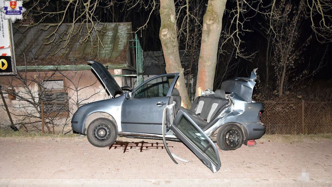 Zdjęcie z miejsca wypadku