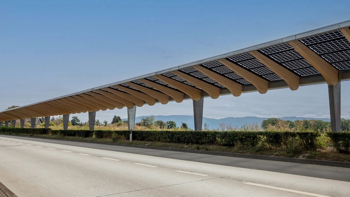 Droga fotowoltaiczna w Szwajcarii