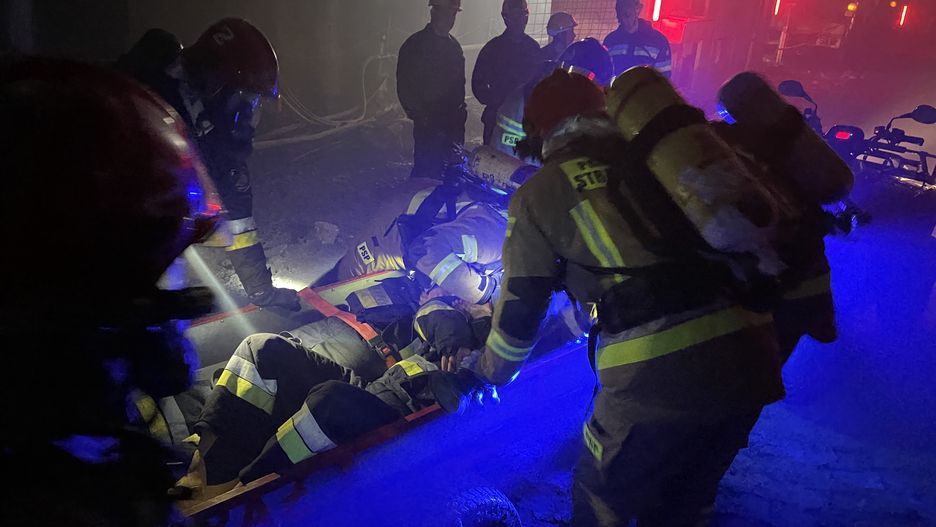 akcja ratunkowa straż pożarna