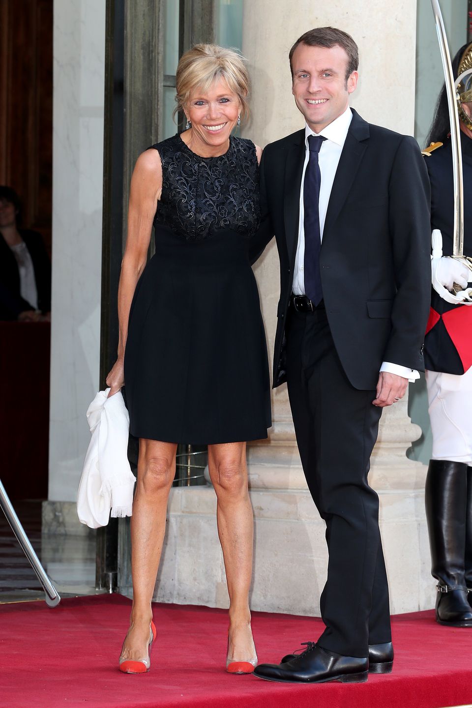 Brigitte i Emmanuel Macronowie w 2015 roku