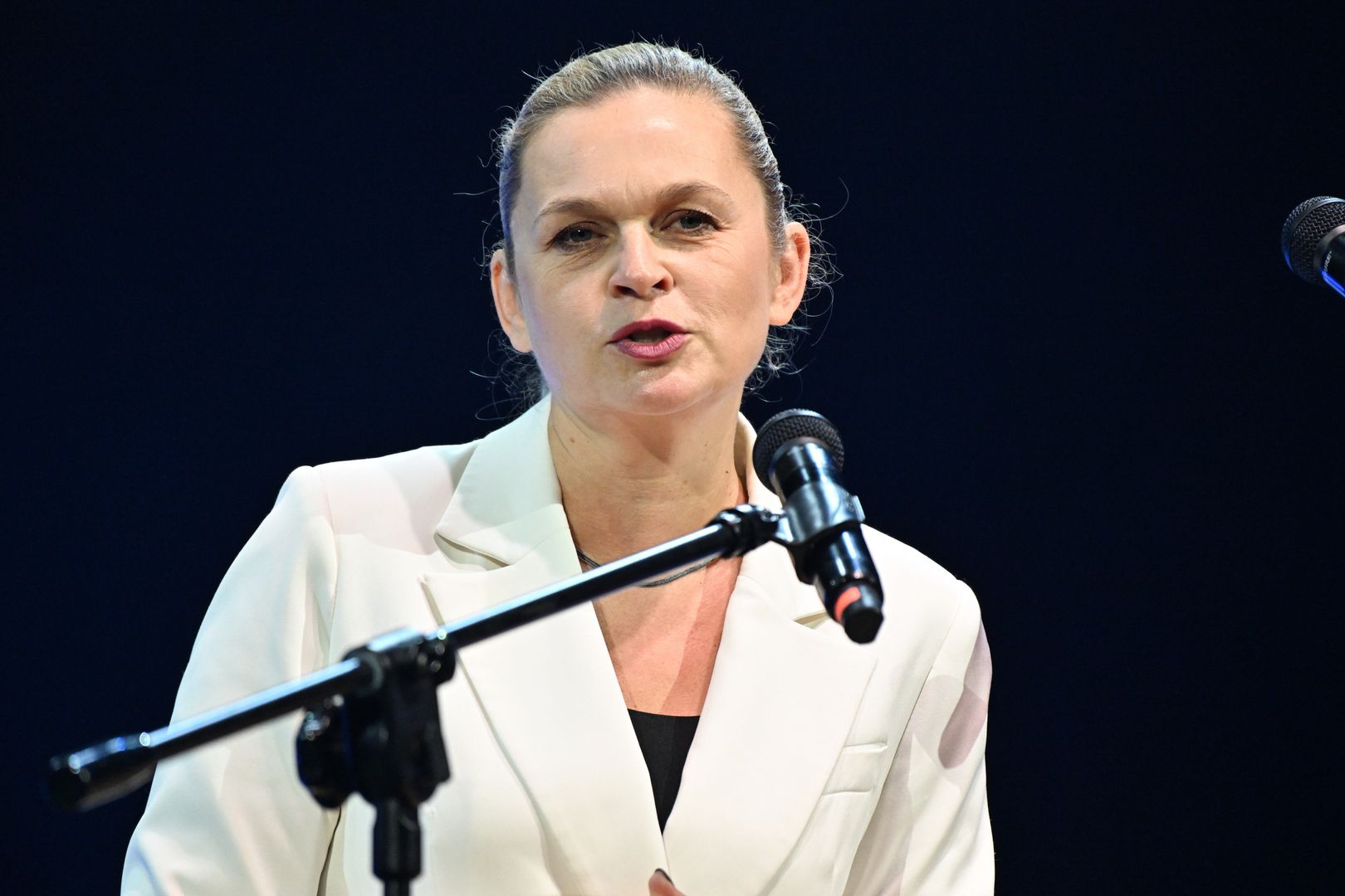 Barbara Nowacka
Gdynia, 06.04.2025. Minister edukacji Barbara Nowacka przemawia na ceremonii wr�czenia nagr�d 34. Og�lnopolskiego Fina�u Odysei Umys�u, 6 bm. w Polsat Plus Arena Gdynia. (aldg) PAP/Andrzej Jackowski
Andrzej Jackowski
34, 34. Og�lnopolski Fina� Odysei Umys�u, Fina� Odysei Umys�u, Odyseja umys�u, polityk, polityka, ceremonia, edukacja, nagrody, program edukacyjny, wr�czenie nagr�d, kobietywpolityce, ministra
