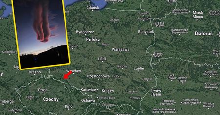Wyjątkowe zjawisko nad Karpaczem. "Spadające UFO"