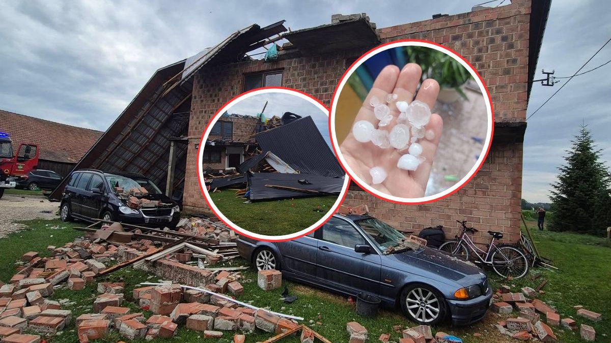 Nawałnica zerwała dachy i zniszczyła domy
