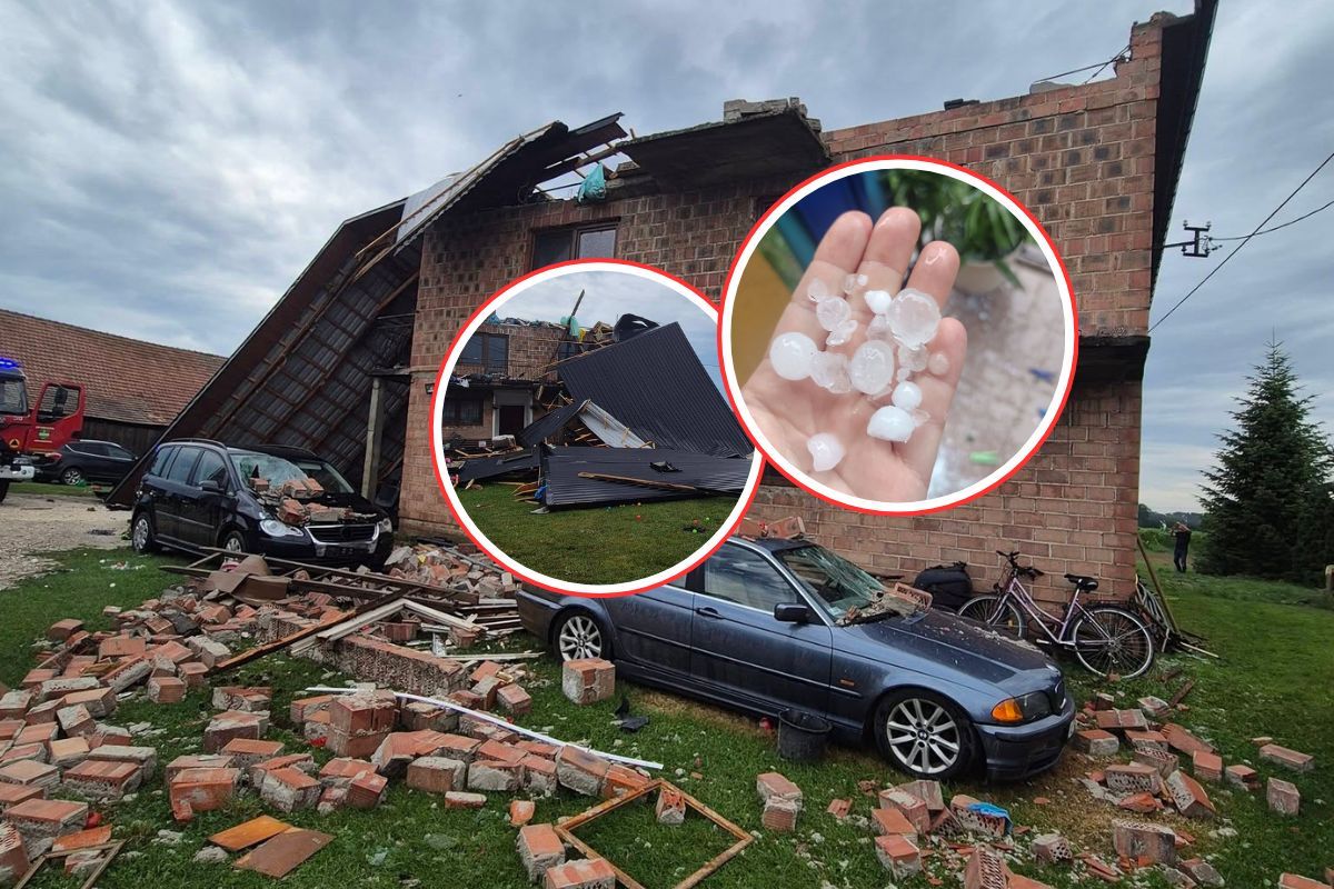 Nawałnica szalała. Zerwane dachy, zmiażdżone auta. Ogromne szkody