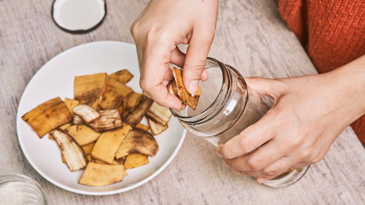 Bekon ze skórek po bananach.