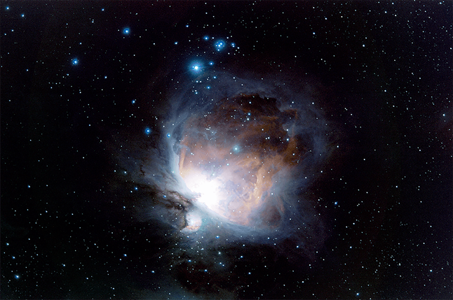 Mgławica Oriona widziana z Teleskopu Huntsman.