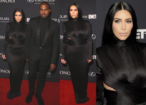 Kim w sukni Balmain! Seksownie czy strasznie? (ZDJĘCIA)