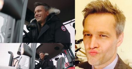 Żebrowski zarobił pół miliona na… reklamie ciągników!