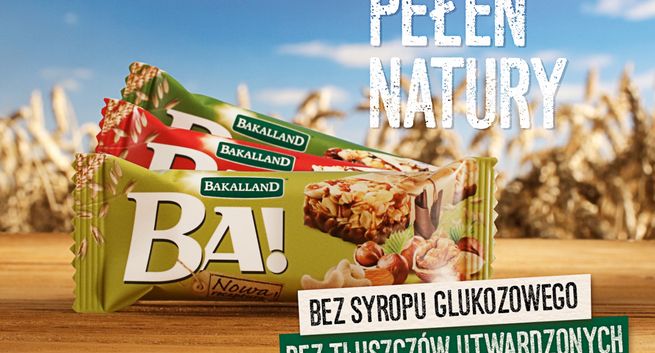 Batony Bakalland BA! reklamowane jako „pełne natury” (wideo)
