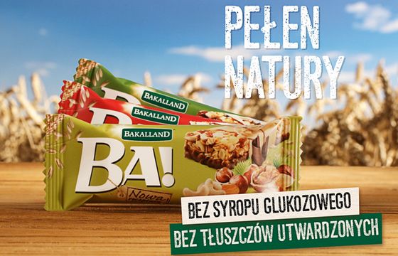 Batony Bakalland BA! reklamowane jako „pełne natury” (wideo)