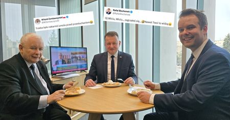 Politycy PiS kpią z Zembaczyńskiego. Pokazali zdjęcie ze stołówki