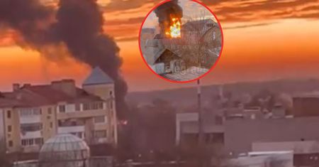 Wybuchowy poranek w Biełgorodzie. Słupy dymu nad miastem