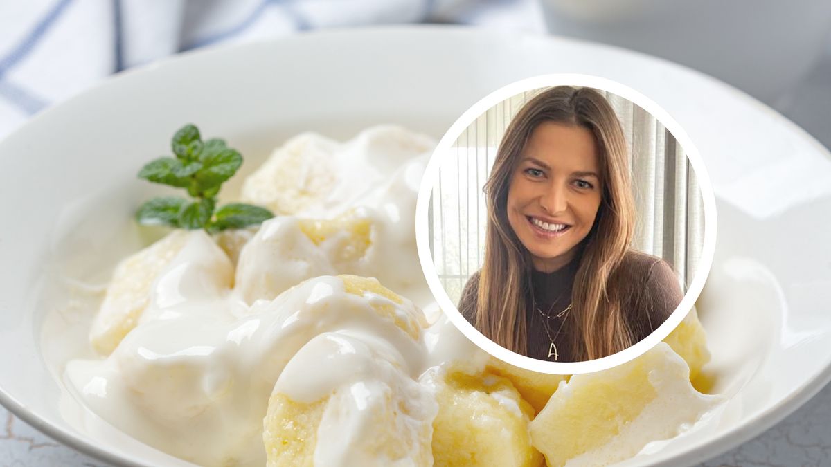 Anna Lewandowska robi kopytka z kaszy jaglanej i tofu