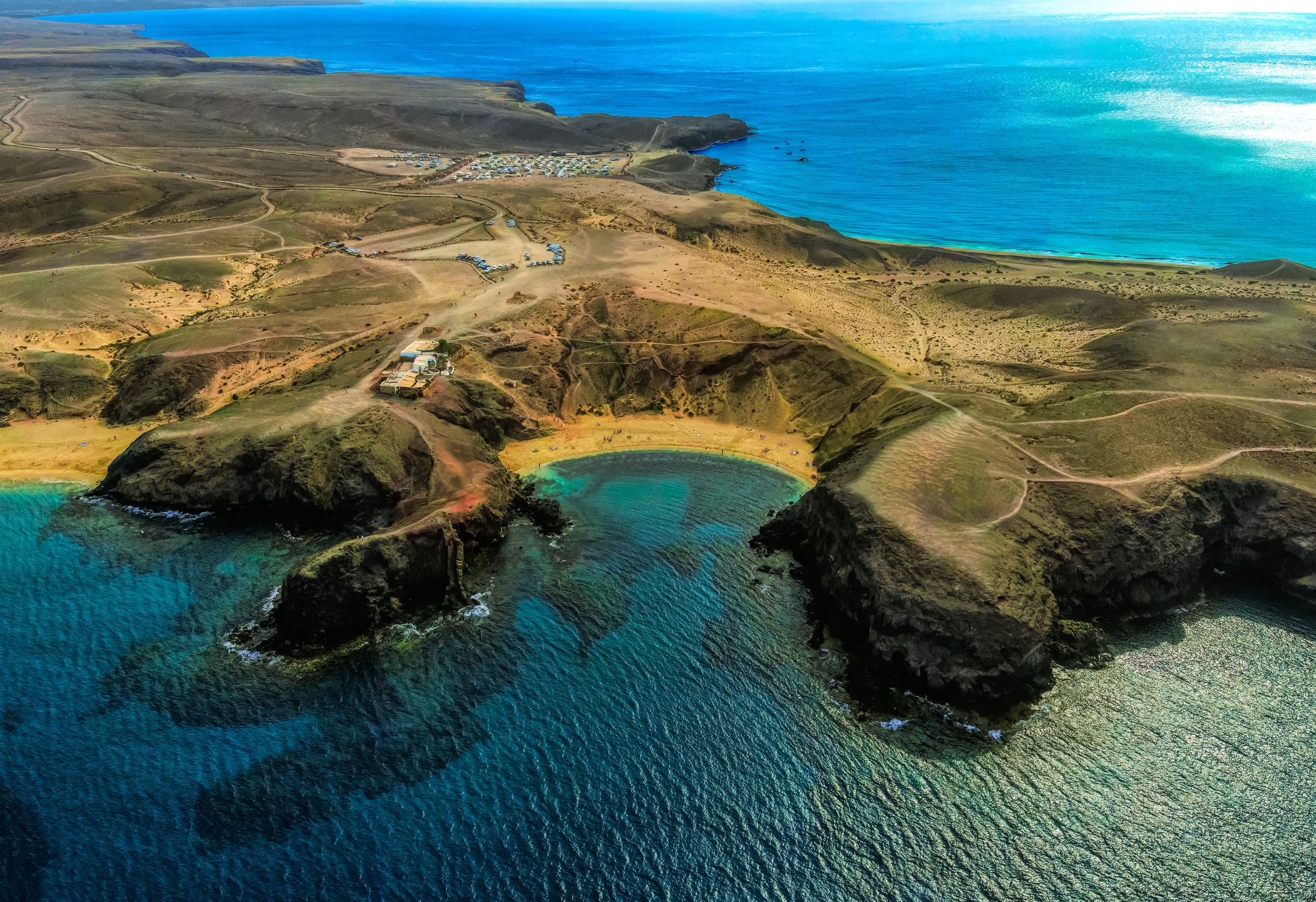 Lanzarote z lotu ptaka