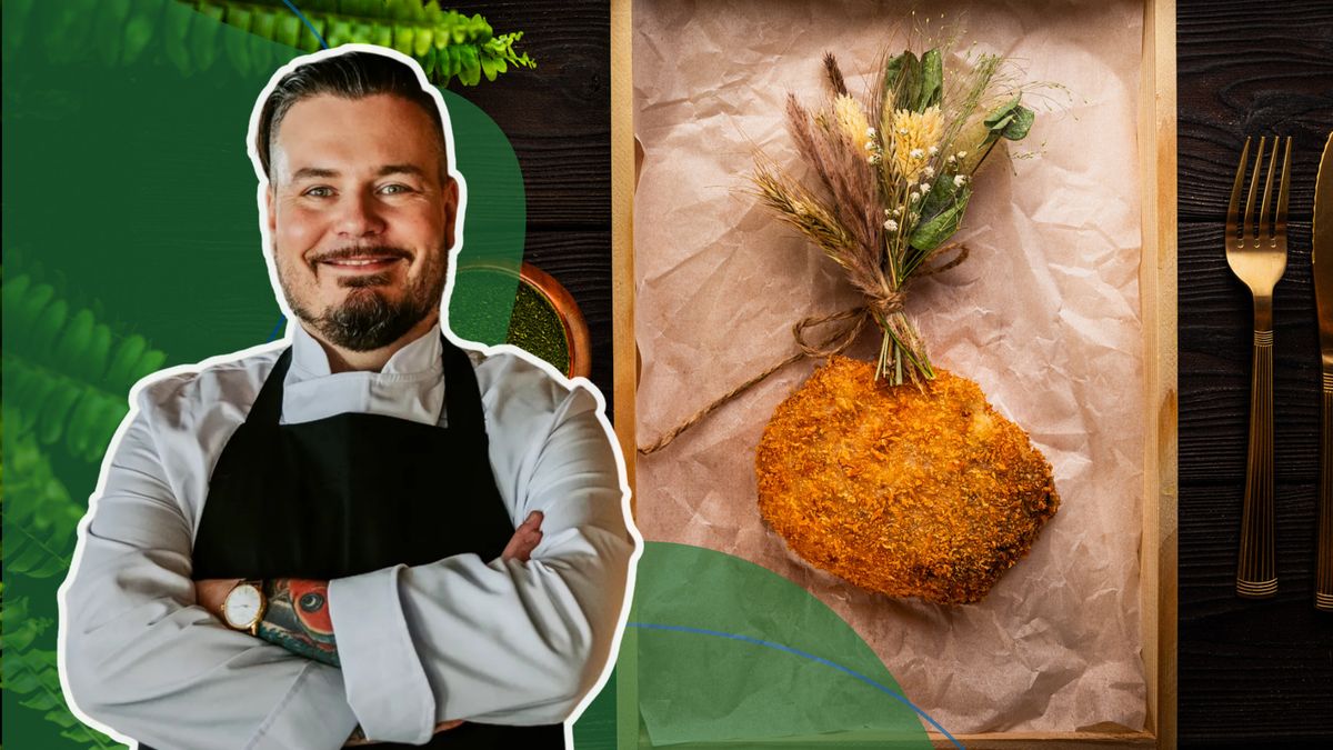 Schab z restauracji Natura z trikami szefa Piotra Bińczyckiego