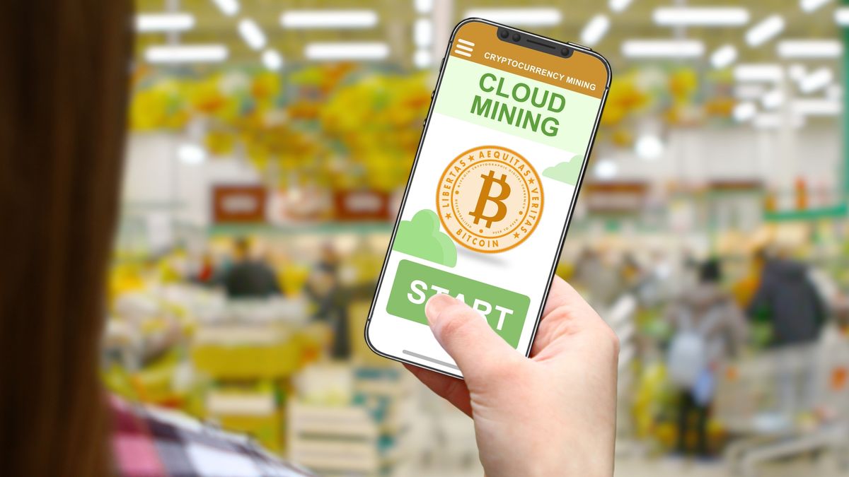 Aplikacja do kryptowalut z depositphotos