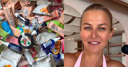 Anna Lewandowska prezentuje, co przytargała ze sobą do Chicago: chipsy z bobu, batoniki "by Ann", białeczko... (FOTO)