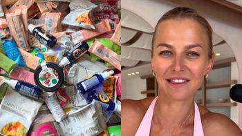 Anna Lewandowska prezentuje, co przytargała ze sobą do Chicago: chipsy z bobu, batoniki "by Ann", białeczko... (FOTO)