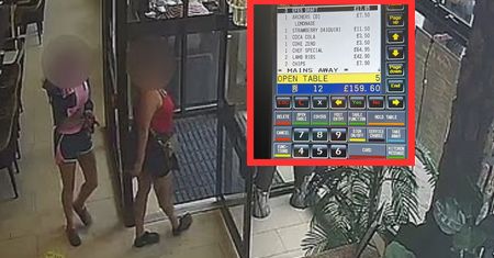 Rodzina uciekła z restauracji bez zapłacenia. Rachunek wyniósł 160 funtów