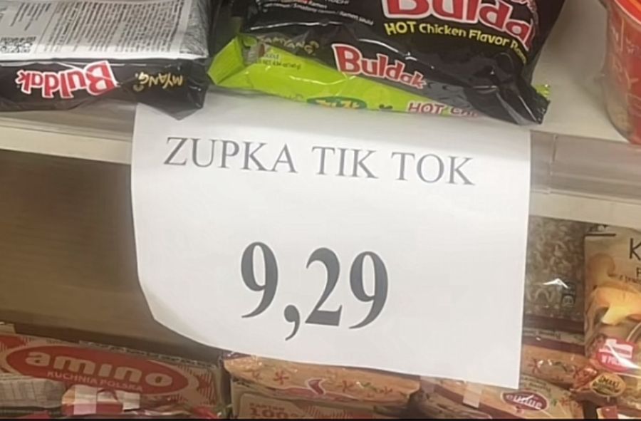 Osiedlowy sklep na czasem? "Zupka TikTok" podbija internet