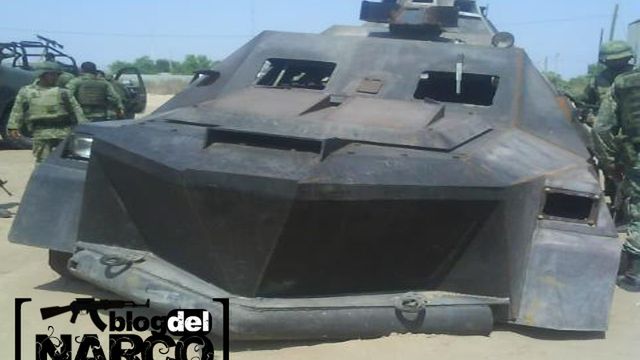 Meksykańscy handlarze narkotyków zbudowali sobie czołg 1