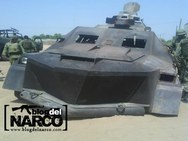 Meksykańscy handlarze narkotyków zbudowali sobie czołg