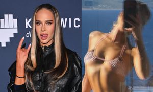 Odziana w skąpe bikini Blanka wygina się przed szybą podczas egzotycznych wakacji (FOTO)