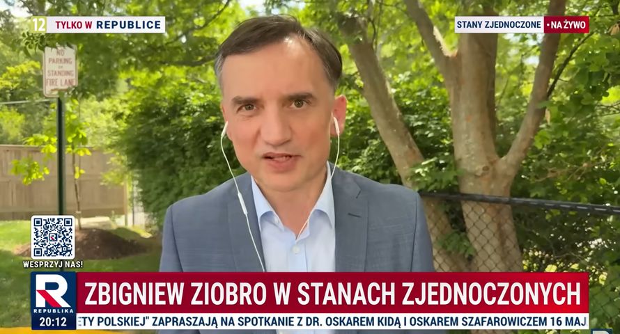 Ziobro komentatorem Republiki. "Nasze oczy i uszy w USA"