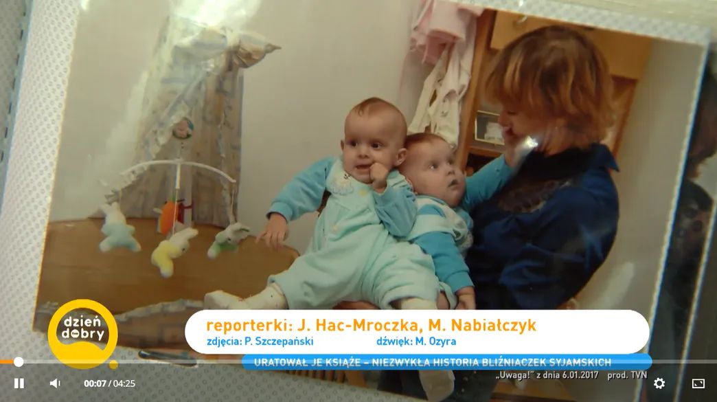 Daria i Olga Kołacz przed operacją