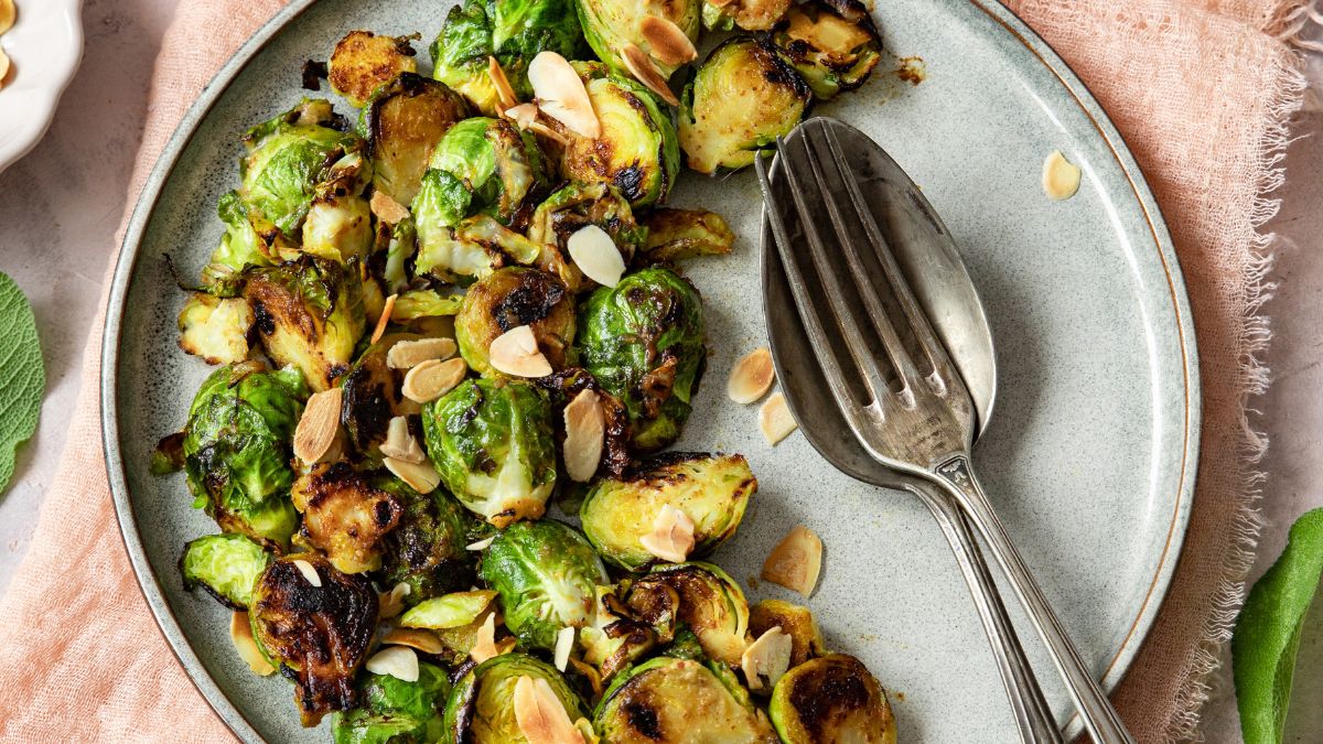 Pieczona brukselka - Pyszności