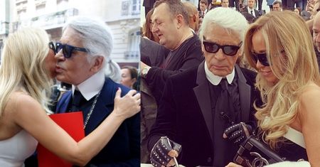 Przetakiewicz CAŁUJE SIĘ z Lagerfeldem! (FOTO)