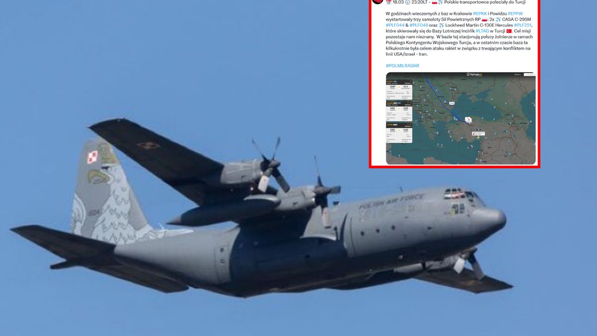 C-130 Hercules poleciał do Turcji